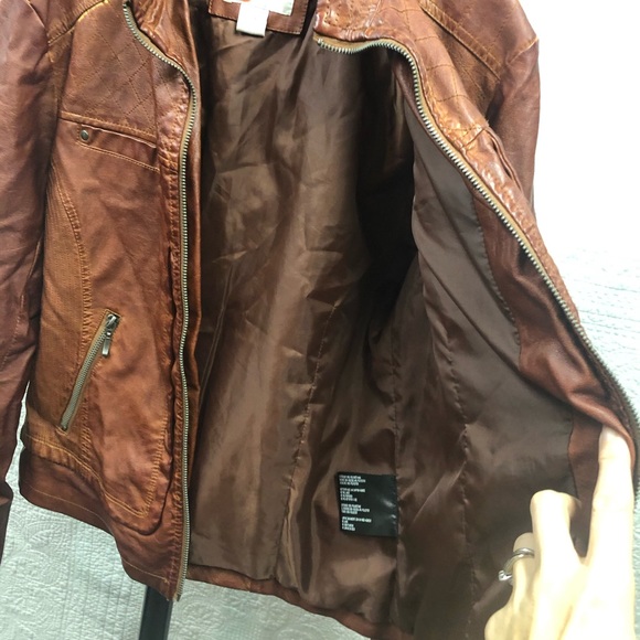 Bernardo Collection Rust Moto Jacket size L - Picture 5 of 8